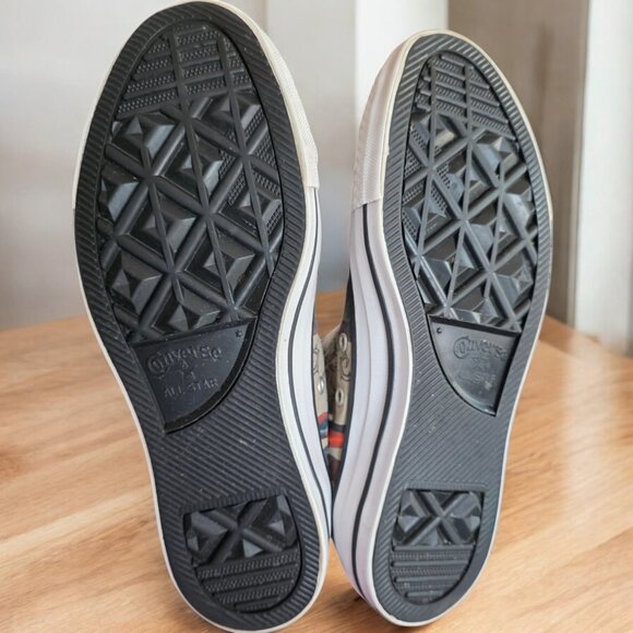 CONVERSE ( 8 / 6 ) W/M HARLEY QUINN FACE Chuck Taylor Hi-Top Rare #155260C - Picture 7 of 10